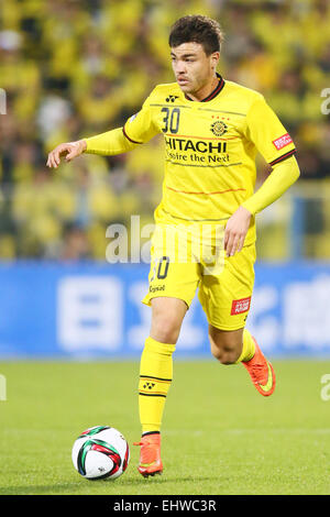 Chiba, Japon. 13Th Mar, 2015. Cristiano (Reysol) Football/soccer : J1 2015 1ère phase ligue match entre Kashiwa Reysol 1-1 Vegalta Sendai à Kashiwa Hitachi Stadium à Chiba, Japon . © Ito Shingo/AFLO SPORT/Alamy Live News Banque D'Images