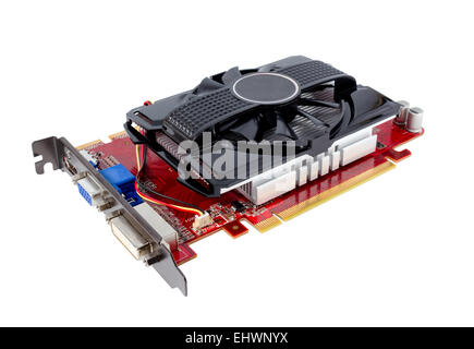 Collection électronique - carte vidéo d'ordinateur Banque D'Images