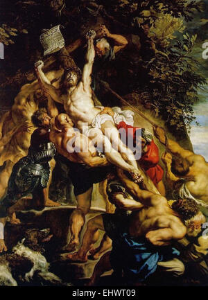 Peter Paul Rubens l'élévation de la Croix Banque D'Images