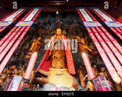 Temple du Bouddha de Jade à Shanghai, Chine Banque D'Images