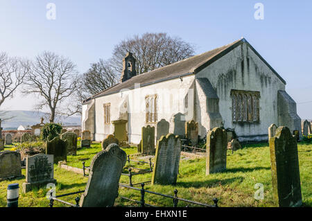 St John's Church, Islandmagee, construit en 1595 Banque D'Images