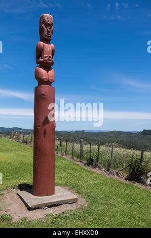 Le Kaputerangi site Pa à Whakatane, Nouvelle Zélande Banque D'Images