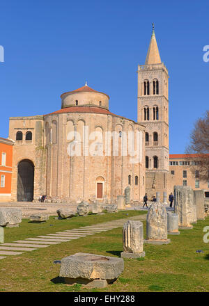 De l'église Saint-donat à Zadar, Croatie Banque D'Images