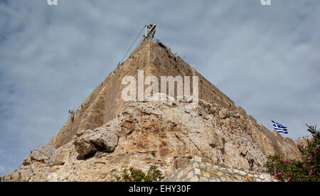 L'acropole d'Athènes en Grèce. Banque D'Images