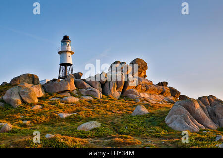 Peninnis ; Lighthouse St Mary's Îles Scilly ; UK Banque D'Images