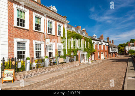 Près de la cathédrale, Exeter, Devon, Angleterre, Royaume-Uni, Europe. Banque D'Images