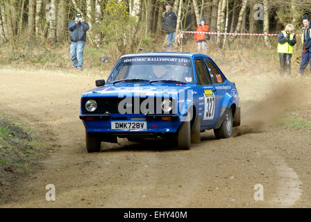 Ford Escort MK2 voiture rallye Banque D'Images