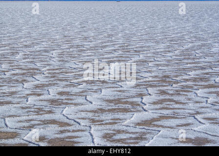 Des formes inhabituelles sur la surface d'avions Salina sel Grandes en Argentine Banque D'Images