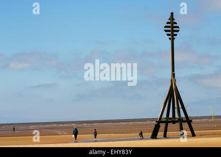 Un autre endroit crosby beach uk Banque D'Images