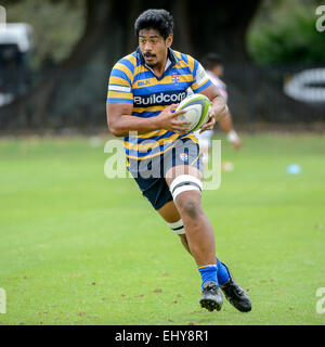 Sydney, Australie. 17 mars, 2015. Le Wallaby et Waratah NSW joueur Skelton portant son club de rugby de l'Université de Sydney au kit de formation. Credit : MediaServicesAP/Alamy Live News Banque D'Images