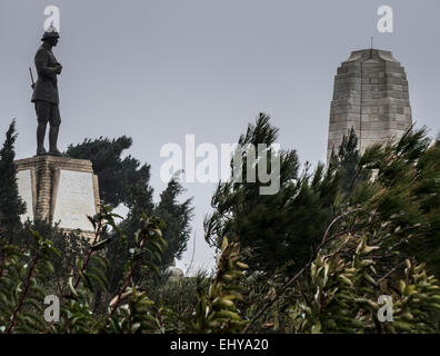 Gallipoli, en Turquie, WW1 Centenaire 2015 - statue de Mustapha Kemal Ataturk Banque D'Images