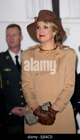 Copenhague, Danemark. 18 Mar, 2015. Reine Maxima des Pays-Bas visite Hôpital Bispebjerg à Copenhague, Danemark, 18 mars 2015. Roi des Pays-Bas et de la Reine sont au Danemark pour une visite d'Etat de deux jours. Dpa : Crédit photo alliance/Alamy Live News Banque D'Images