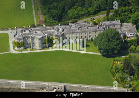 Plas Newydd antenne ; ; ; ; le National Trust d'Anglesey Gwynedd, Détroit de Menai Banque D'Images