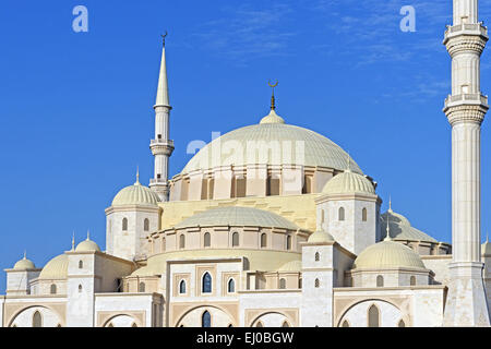 Moyen Orient, Proche Orient, Émirats arabes unis, ÉMIRATS ARABES UNIS, Fujaïrah, Rue Faham, mosquée, nouveau, point d'intérêt, le tourisme, l'architecture, Banque D'Images