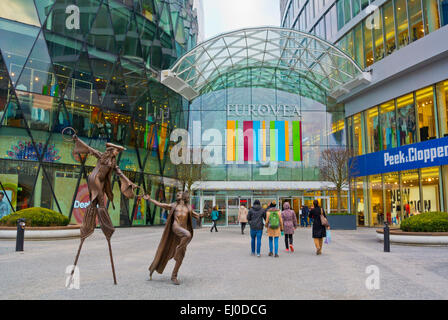 Centre Eurovea comprenant, centre commercial, centre de Bratislava, Slovaquie, Europe Banque D'Images