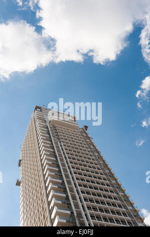 Meier sur Rotschild tower dans la construction, Tel Aviv, Israël Banque D'Images