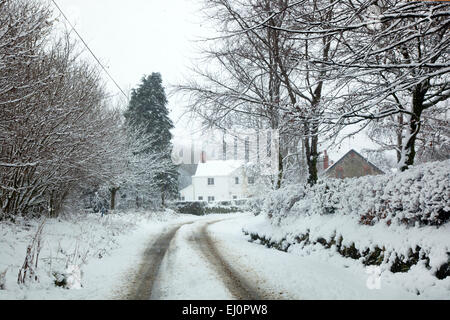 Challacombe, Exmoor, North Devon, au sud-ouest, l'Angleterre, Grande-Bretagne, Royaume-Uni, Europe, britannique, campagne anglaise, le pays, les landes, moor Banque D'Images