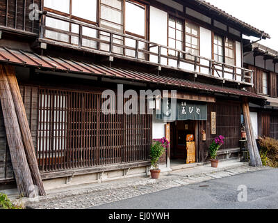 Le Japon Tsumago Vallée Kiso Kisoji Trail Sentier Nakasendo Banque D'Images