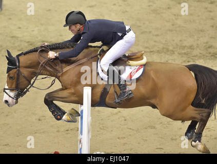 La suisse, Bâle, sports, aucun modèle-release, concours hippique, cso, compétition, l'équitation, Joe Clee obstacle, concurrence, Banque D'Images