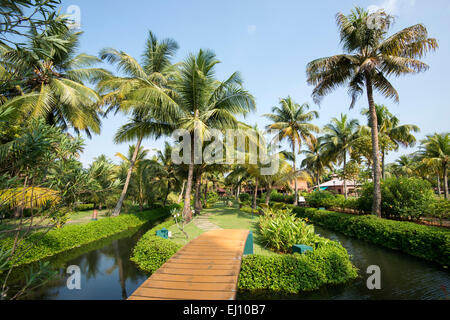 L'Eastend Lakesong Kumarakom, Kerala en Inde Banque D'Images