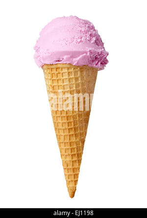 La fonte de la crème glacée Banque D'Images