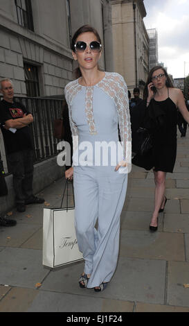 LFW s/s 2015 - Temperley - Arrivées avec : Anna Friel Où : London, Royaume-Uni Quand : 14 mai 2014 Banque D'Images