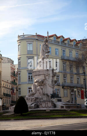 Monument aux morts de la Grande Guerra sur Av. da Liberdade à Lisbonne , Portugal Banque D'Images