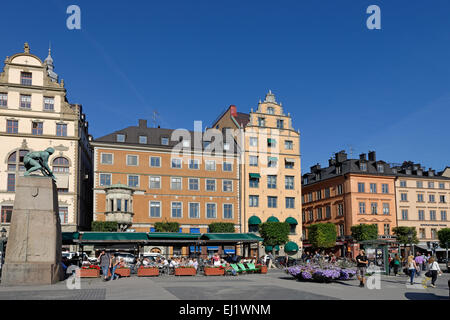 Kornhamnstorg, Gamla Stan, Stockholm, Suède Banque D'Images