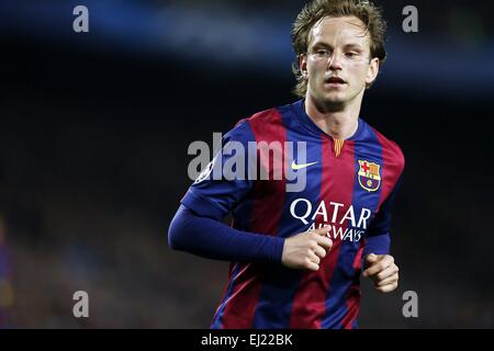 Barcelone, Espagne. 18 Mar, 2015. Ivan Rakitic (Barcelone) Football/Football : Ligue des Champions Round 16 match entre FC Barcelona 1-0 Manchester City au Camp Nou à Barcelone, Espagne . © Kawamori Mutsu/AFLO/Alamy Live News Banque D'Images