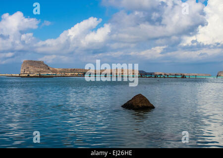 Des plages exotiques - Gramvousa/ lagon de Balos, Crète, Grèce Banque D'Images