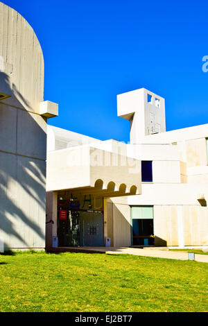 Musée, la Fondation Joan Miro. Barcelone, Catalogne, Espagne. Banque D'Images