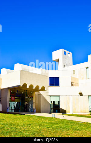 Musée, la Fondation Joan Miro. Barcelone, Catalogne, Espagne. Banque D'Images