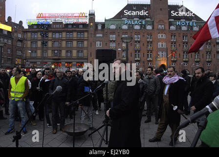 Copenhague, Danemark. 20 mars, 2015. Martin Lidegaard ministre danois des affaires étrangères s'exprimant lors du nouvel an kurde jour Crédit : Francis Dean/Alamy Live News Banque D'Images