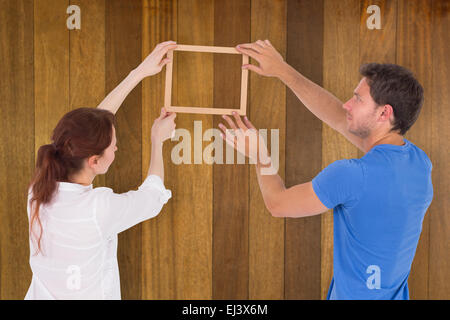 Image composite du couple de décider de suspendre photo Banque D'Images