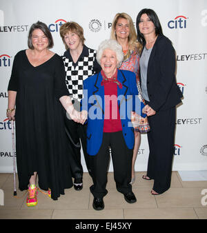 Assister à des célébrités 2014 PaleyFest fall-back : les faits de la vie 35e anniversaire au Paley Center for Media comprend : Mindy Cohn,Geri Jewell,Charlotte Rae,Lisa Whelchel,Nancy McKeon Où : Los Angeles, California, United States Quand : 16 Se Banque D'Images