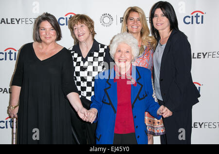 Assister à des célébrités 2014 PaleyFest fall-back : les faits de la vie 35e anniversaire au Paley Center for Media comprend : Mindy Cohn,Geri Jewell,Charlotte Rae,Lisa Whelchel,Nancy McKeon Où : Los Angeles, California, United States Quand : 16 Se Banque D'Images