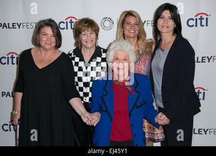 Assister à des célébrités 2014 PaleyFest fall-back : les faits de la vie 35e anniversaire au Paley Center for Media comprend : Mindy Cohn,Geri Jewell,Charlotte Rae,Lisa Whelchel,Nancy McKeon Où : Los Angeles, California, United States Quand : 16 Se Banque D'Images