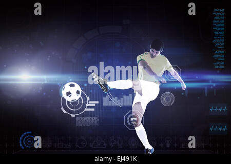 Image composite du joueur de football Banque D'Images