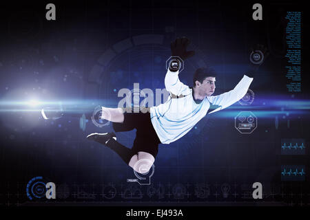 Image composite du joueur de football Banque D'Images