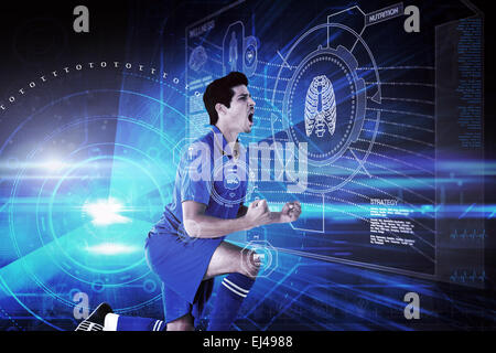 Composite image football player Banque D'Images