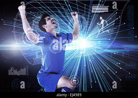 Composite image football player Banque D'Images