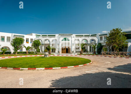 En face d'un tunisien à l'hôtel Jour Sunnt Banque D'Images