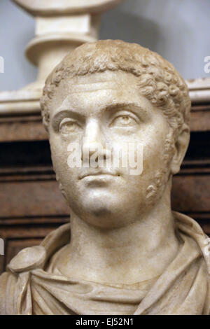 Publius Septimius Geta (189-211). Empereur Romain. Dynastie DYNASTIE. Buste. Les musées du Capitole. Rome. L'Italie. Banque D'Images