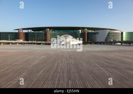 Meydan Race Club (ancien) l'Hippodrome de Nad Al Sheba à Dubaï. Banque D'Images