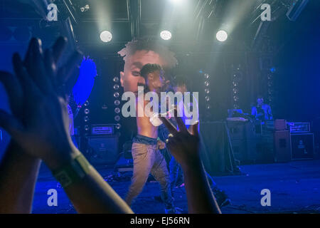 Sremmurd Rae est un duo de hip-hop américain Sremmurd Rae et d'invités spéciaux jouer live au SXSW 2015. À l'hype Hôtel à Austin, Texas USA le samedi 21 mars 1h-14h. Banque D'Images