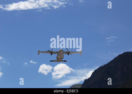 Flyover, le 4 juillet, Independence Day Parade, Telluride, Colorado, USA Banque D'Images