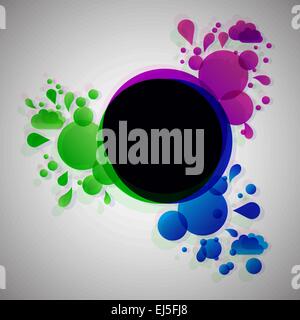 Résumé Contexte radial avec la lave, vector illustration Illustration de Vecteur