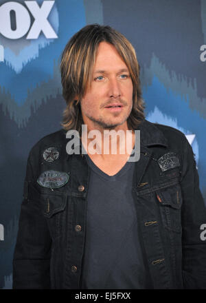 PASADENA, CA - le 17 janvier 2015 : Keith Urban à l'hiver 2015 Fox TCA All-Star party à l'hôtel Langham Huntington, Pasadena. Banque D'Images