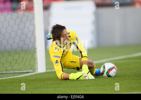 Nobuhiro Kato (Ardija), le 21 mars 2015 - Football : Football /2015 J2 match de championnat entre Omiya Ardija Kyoto Sanga 2-1 à Nack5 Stadium Omiya, Saitama, Japon. (Photo de YUTAKA/AFLO SPORT) [1040] Banque D'Images