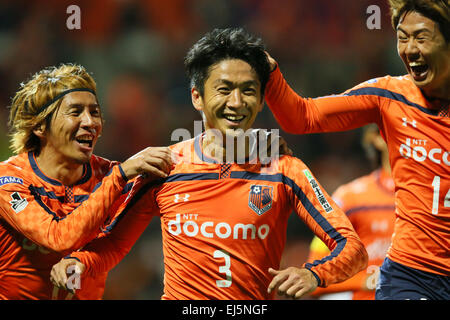 Hiroyuki Komoto (Ardija), le 21 mars 2015 - Football : Football /2015 J2 match de championnat entre Omiya Ardija Kyoto Sanga 2-1 à Nack5 Stadium Omiya, Saitama, Japon. (Photo de YUTAKA/AFLO SPORT) [1040] Banque D'Images